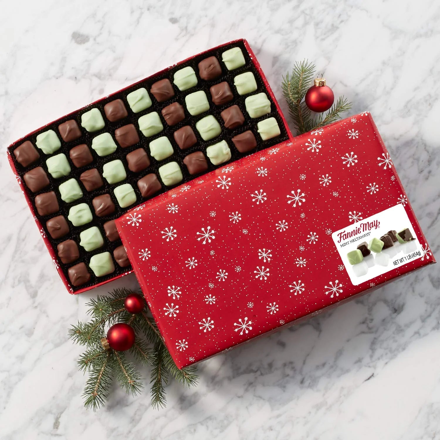 Milk Chocolate And Pastel Candy With A Mint Chocolate Center, 1 Lb D8104