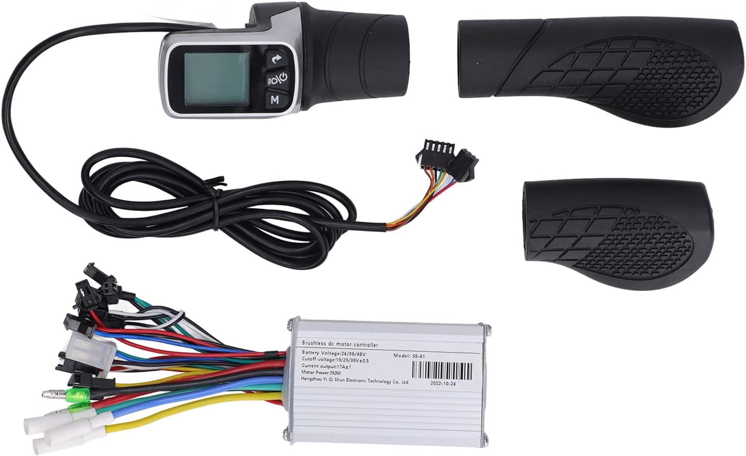 Electric Scooter Conversion Kit Controller and LCD Meter for 350W Motor 24V 36V 48V E39865