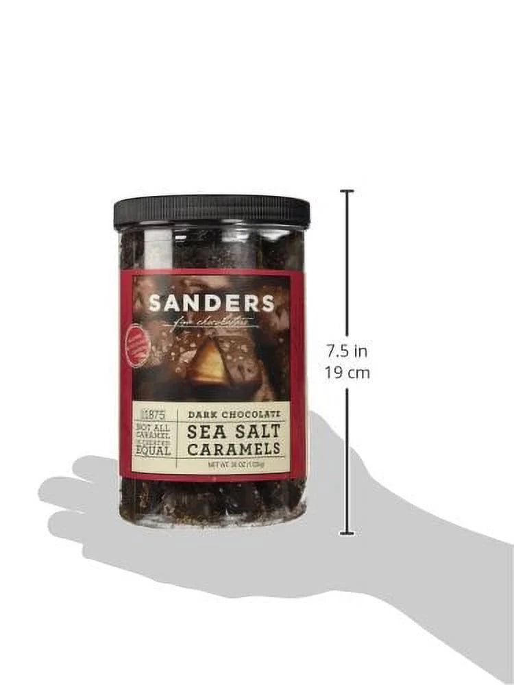 Dark Chocolate Sea Salt Caramels 36 ounces O9414