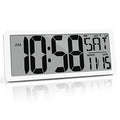 14.2’’ Wall Clock with Auto Backlight, Temp, Date, Timer, DST R99488