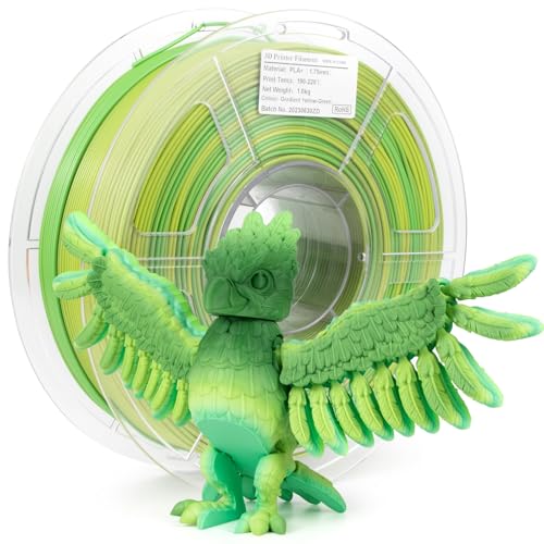 Clear Multicolor PLA 3D Printer Filament 1KG F429349