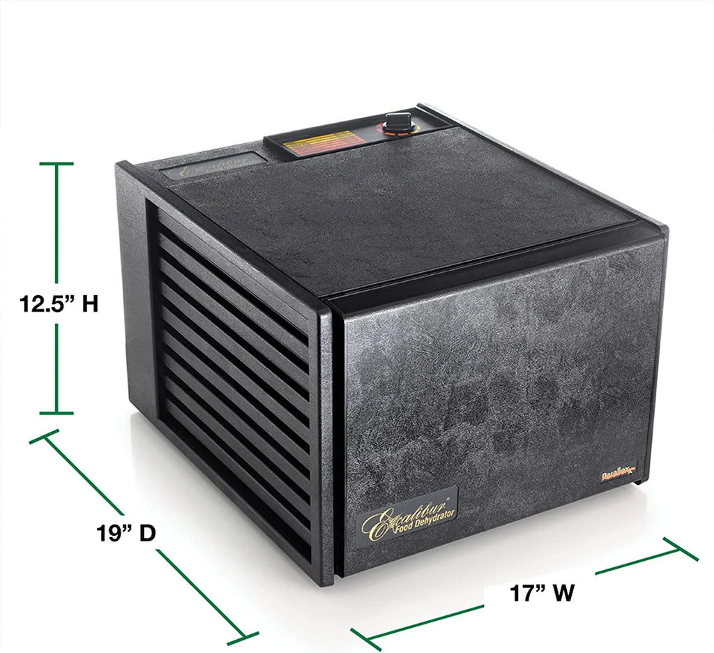 Black 9 Trays Electric Food Dehydrator 600 W R7645