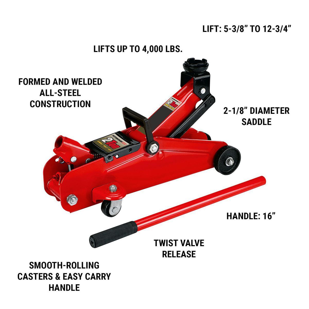 2 Ton Compact Trolley Jack L51395