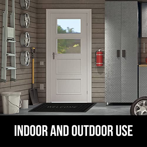 Gray Diamond 17x29 Natural Rubber Doormat O3380