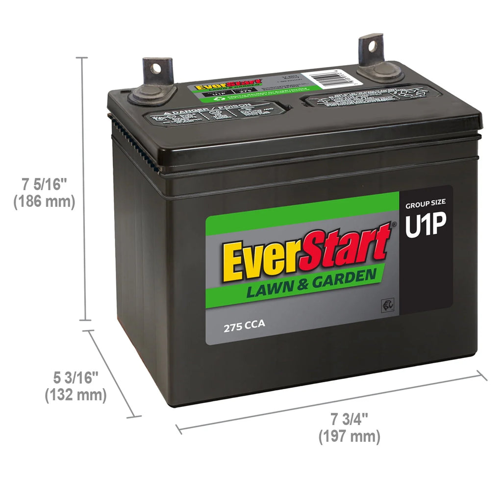 Group Size U1P 12 Volt 275 CCA Lawn and Garden Lead Acid Battery Z644371