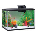 Black 29 Gallon Glass Aquarium Starter Kit Q923