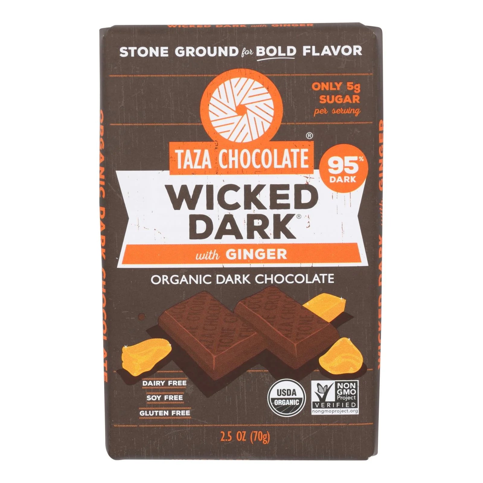 2.5 OZ Dark Chocolate Bar D824