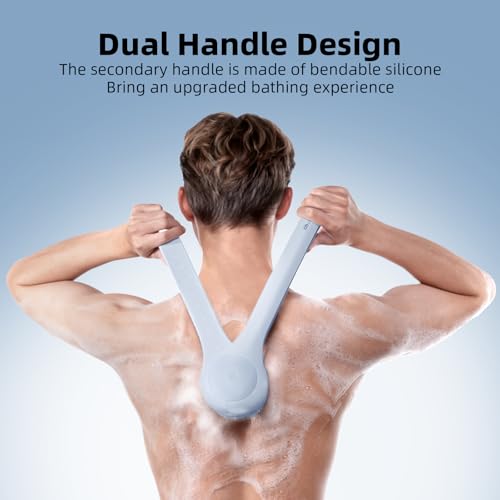 Waterproof Rechargeable Electric Body Brush with 3 Heads and 2 Speeds B789691