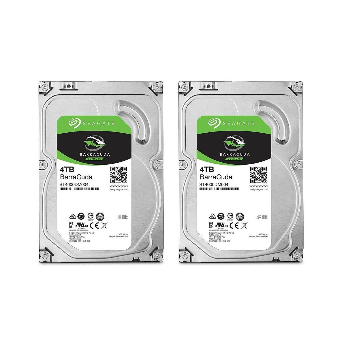2 Pack 4TB SATA III 3.5 Internal HDD T233