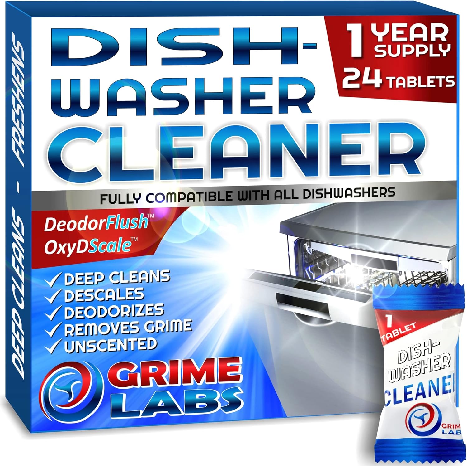 24 pack Dishwasher Cleaner Tablets P772