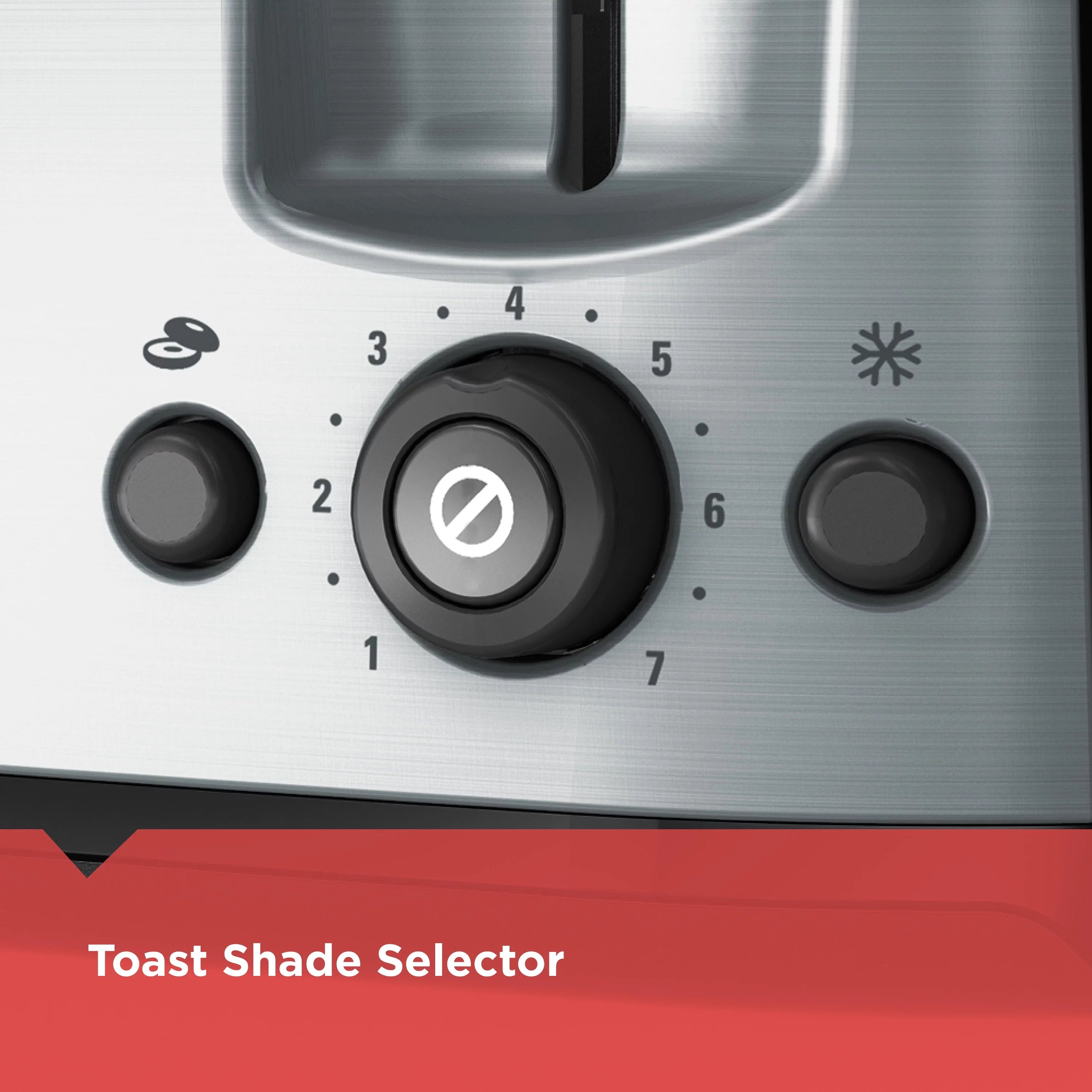 4-Slice Toaster with Extra-Wide Slots, Black/Silver W451792