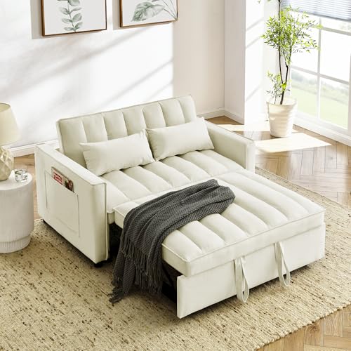 Black Velvet Convertible Sleeper Sofa Bed J24364