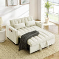 Black Velvet Convertible Sleeper Sofa Bed J24364