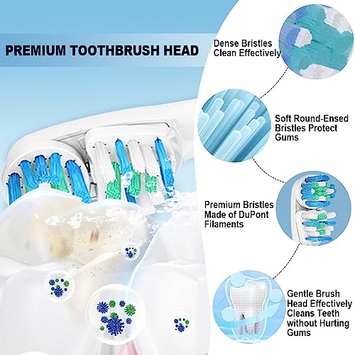 8 Pcs Replacement Brush Heads J43766