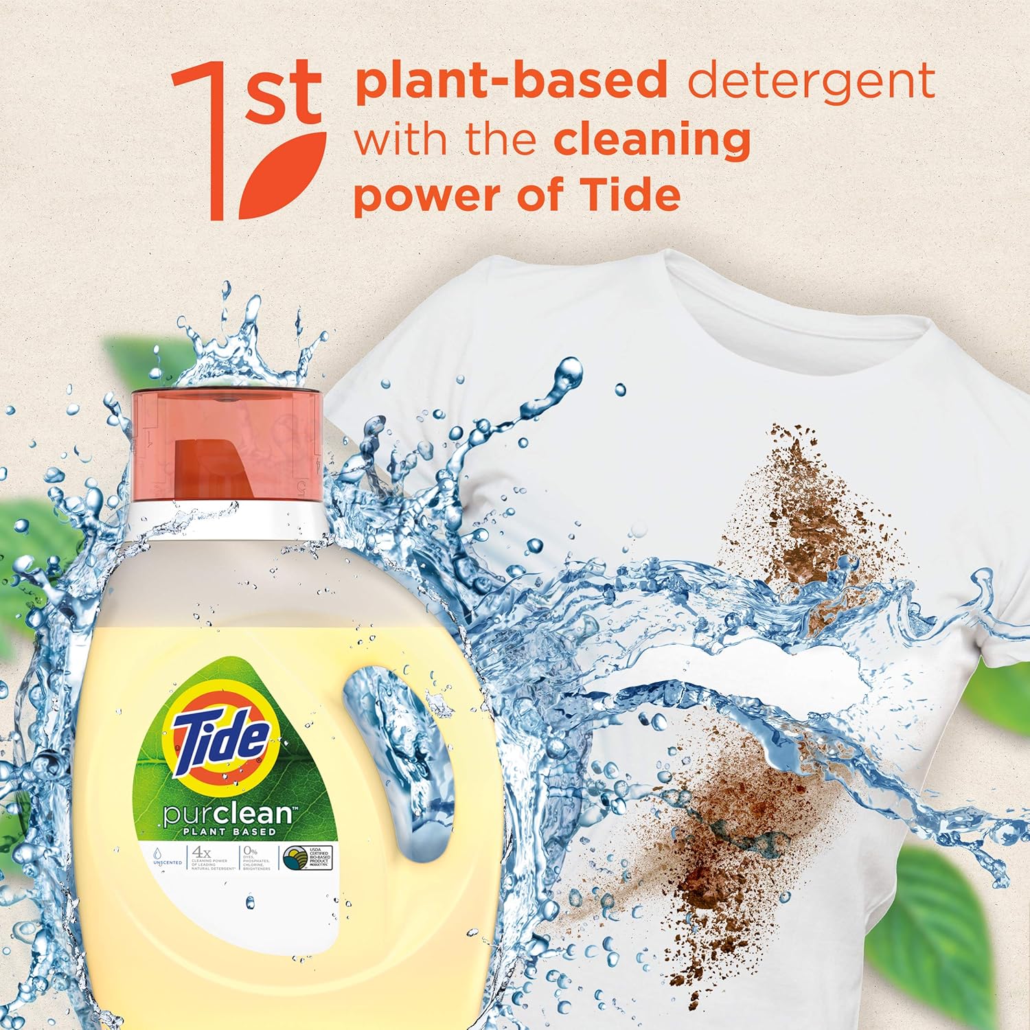 Unscented Plant-based Liquid Laundry Detergent 69 fl oz Q877096