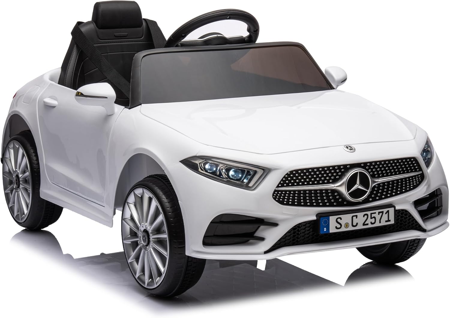 White 12v Electric Ride On Car I273