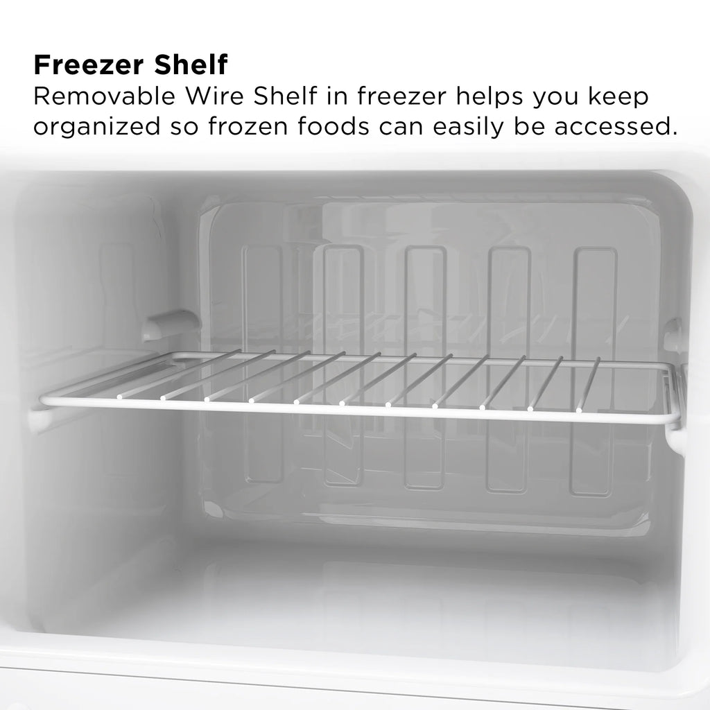 4.5 Cu. ft. Two Door Refrigerator Stainless Look O1231