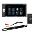Restored 6.5 Inch Double Din Touchscreen Car Audio Stereo System with Bluetooth U872