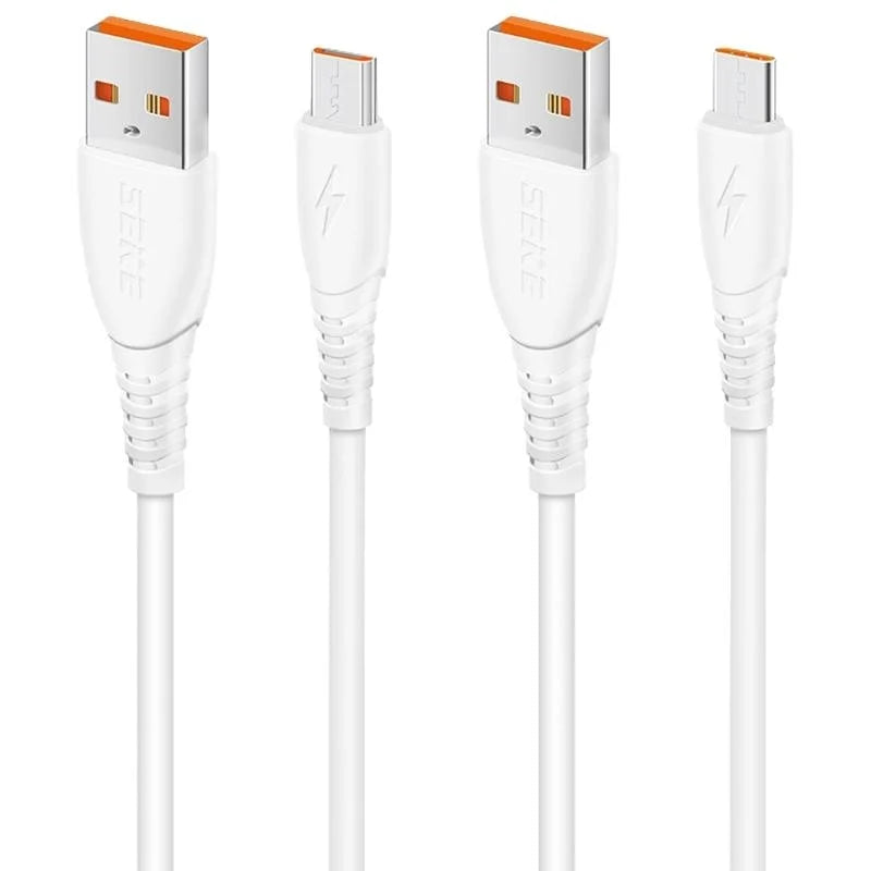 USB to Type C/Micro USB Data Cable, 6A Quick Charging Power Cable T88872