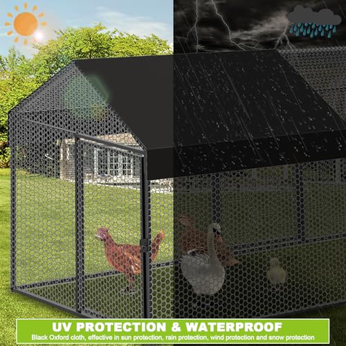 Large Chicken Run with Cover for Yard A127