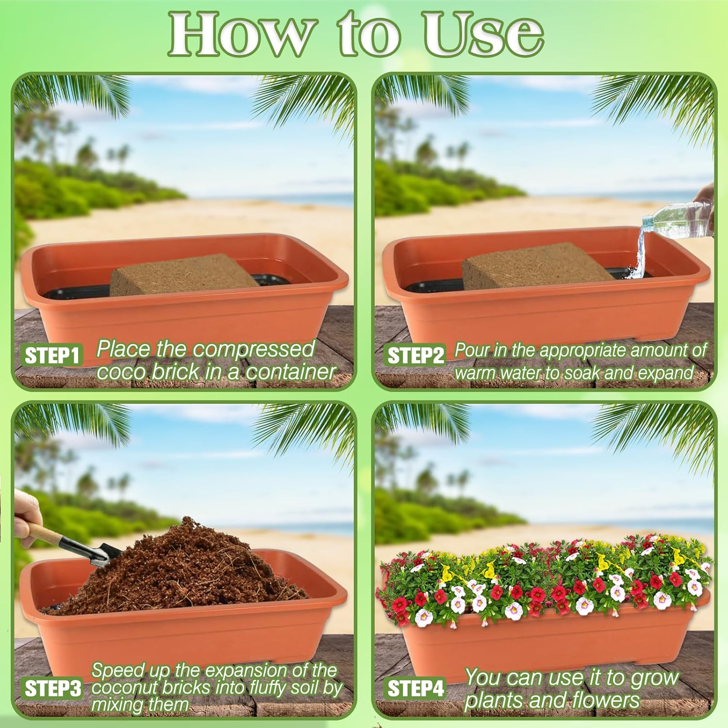 10LB Compressed Coco Coir Brick G3642