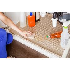 Beige 37 x 22 inch Under Sink Kitchen Cabinet Mat R76131