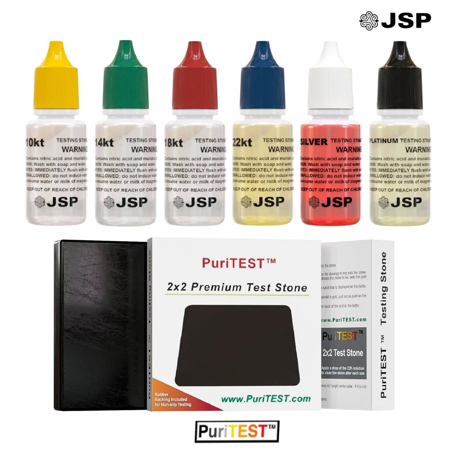 10K 14K 18K 22K 24K Platinum Jewelry Test Kit Y76512