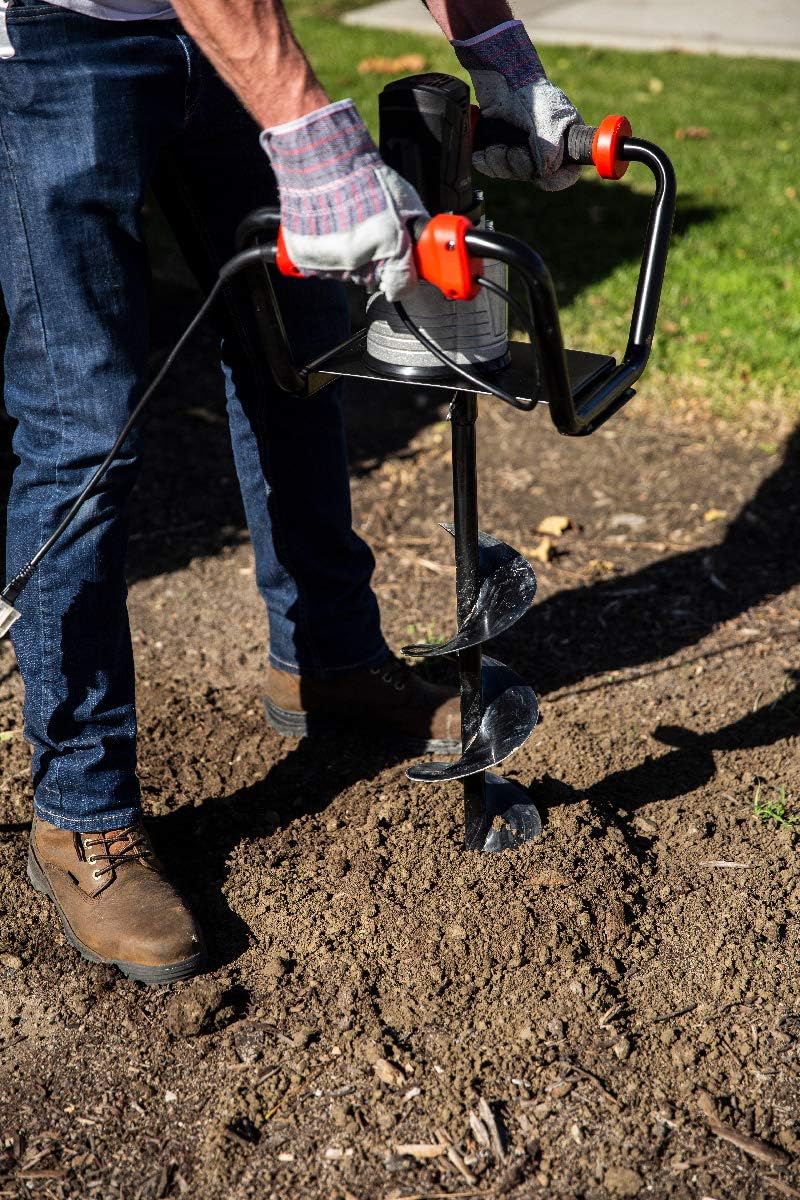 1500W Electric Post Hole Digger with 6" Auger Bit Set V396490