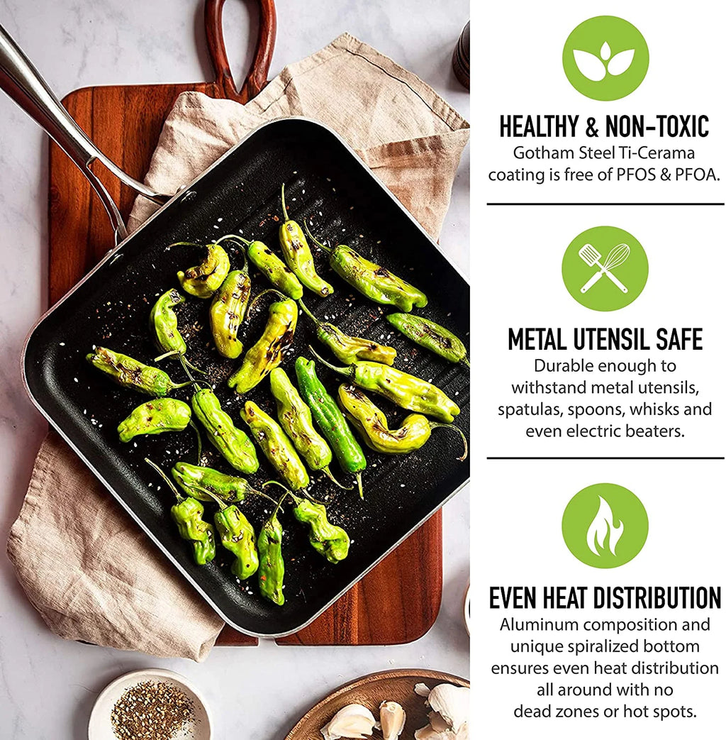 Nonstick Grill Pan, 10.5 inch Q779006