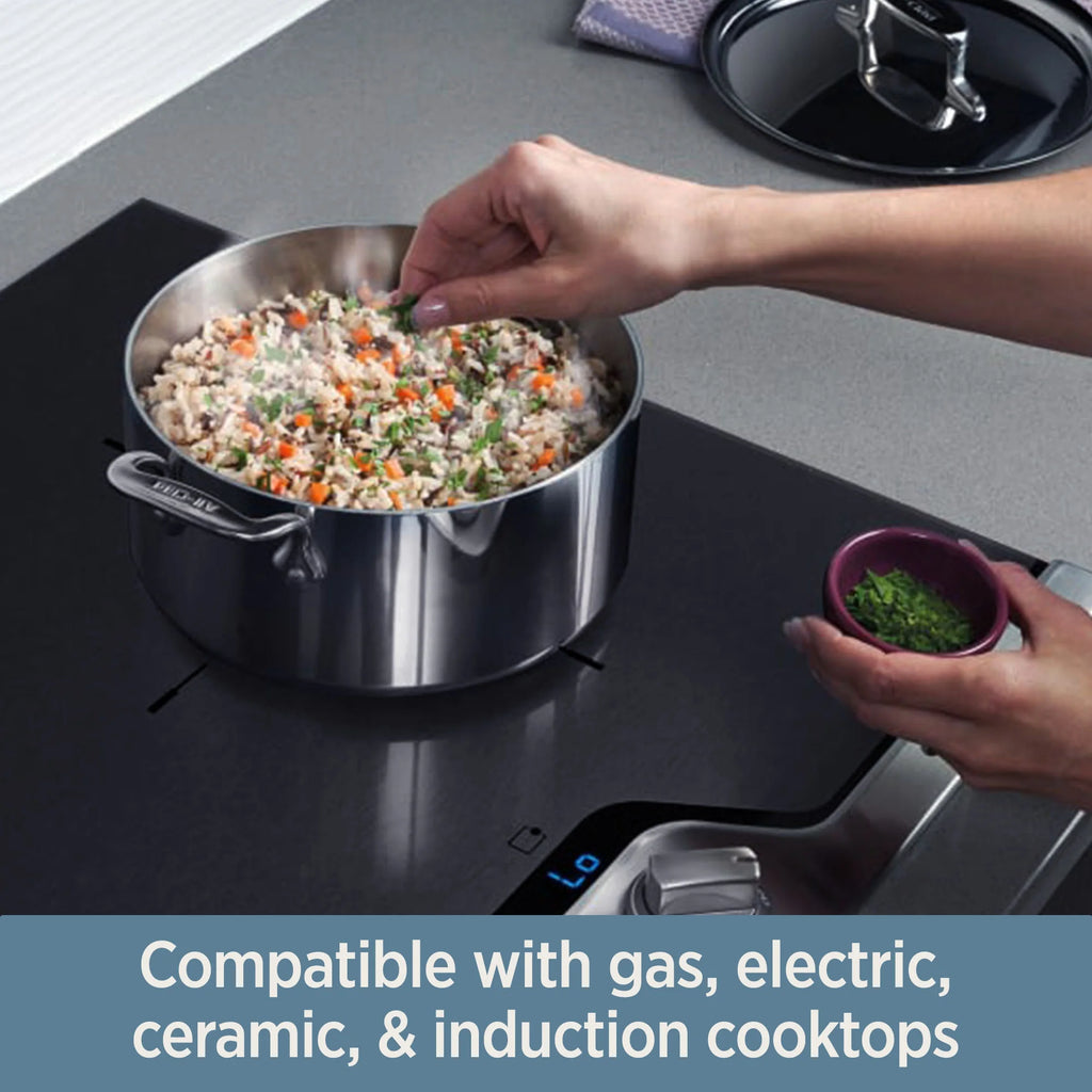 10 piece Nonstick Stainless Cookware Set Z483