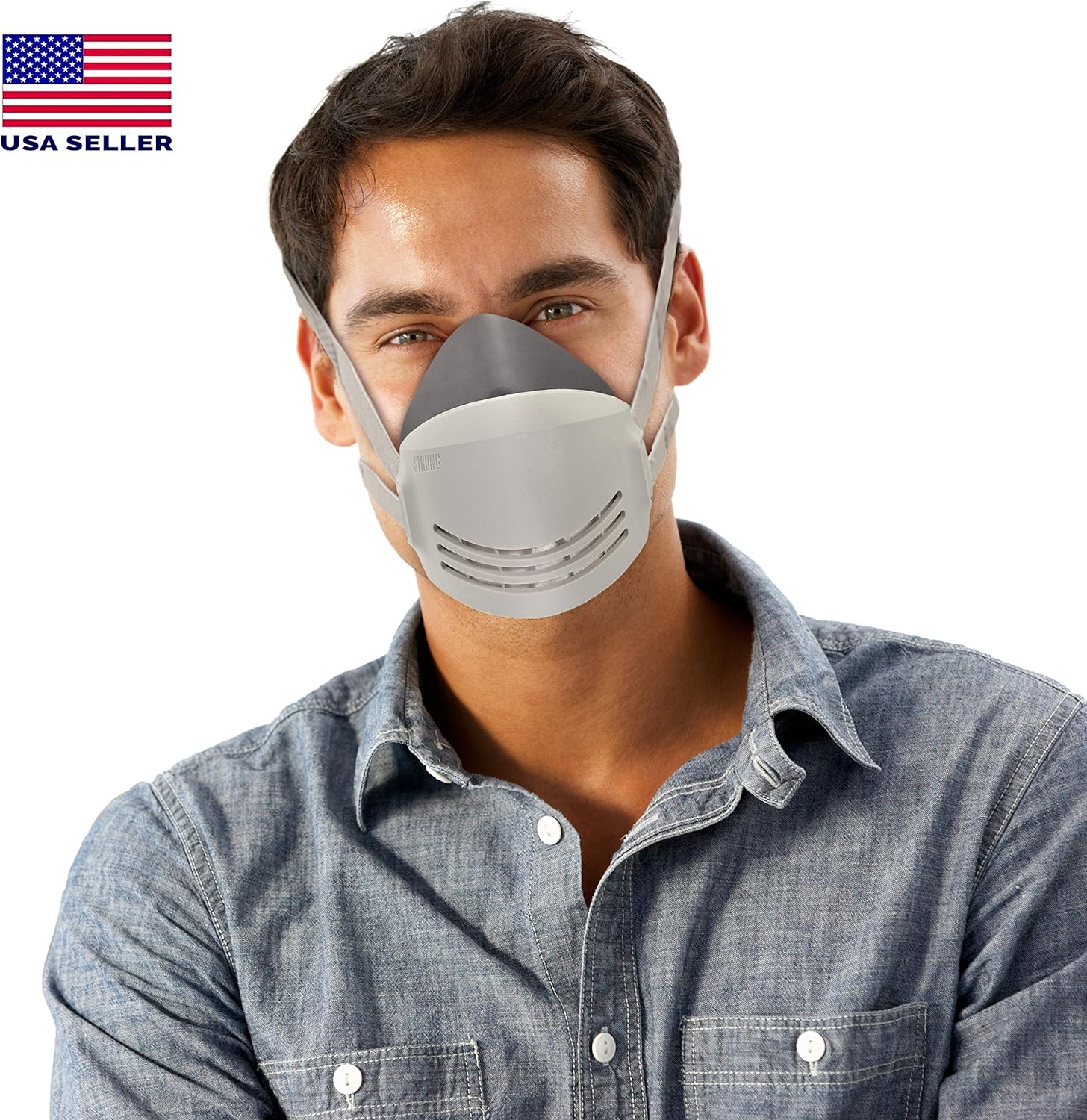 Reusable Half Mask Respirator with 7 Filters O981