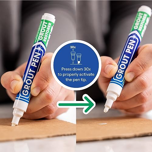 White Narrow 5mm Tip Grout Pen (7mL) G296
