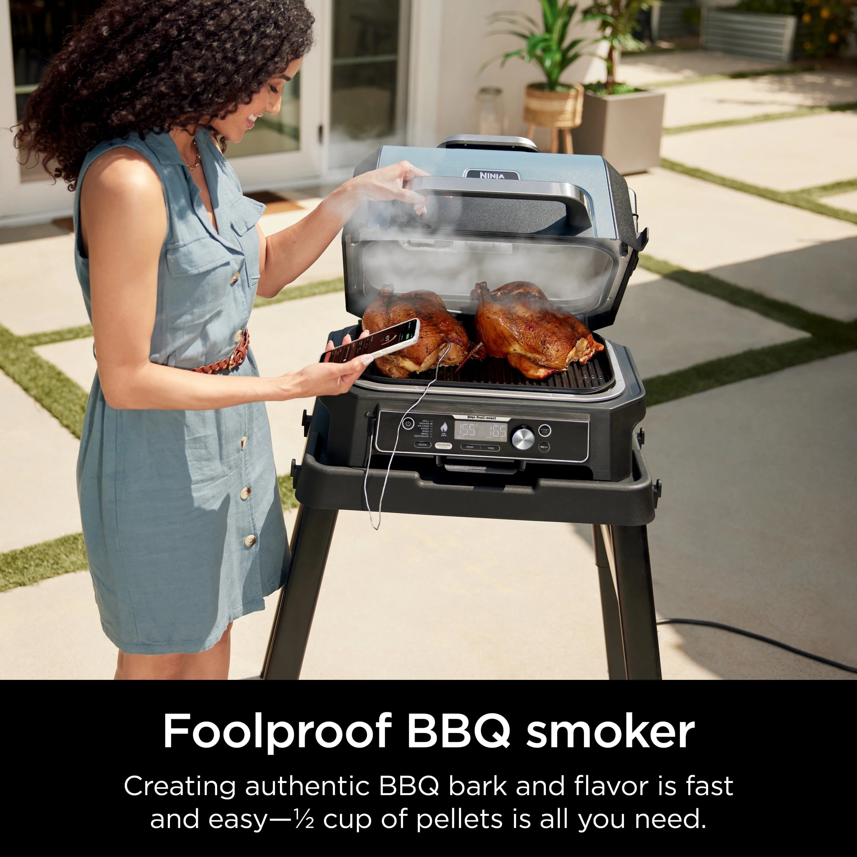 Outdoor 7-in-1 Grill & Smoker Y316580