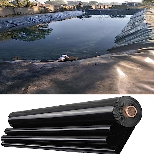 Black HDPE Pond Liner 0.13mm 10x10m Y4734