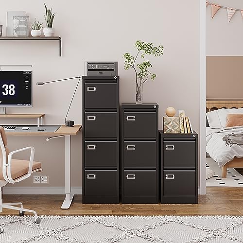 4 Drawer Metal File Cabinet with Lock C95936