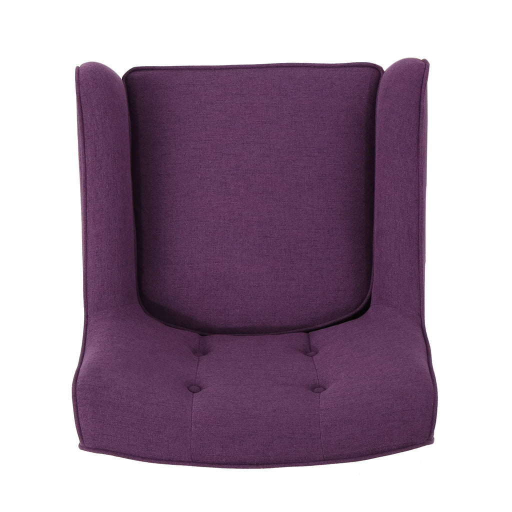 Purple Fabric Arm Chair S44066