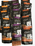 15 Pouches 1.76oz Each Dog Food Variety Pack with Waste Bag Roll D372444