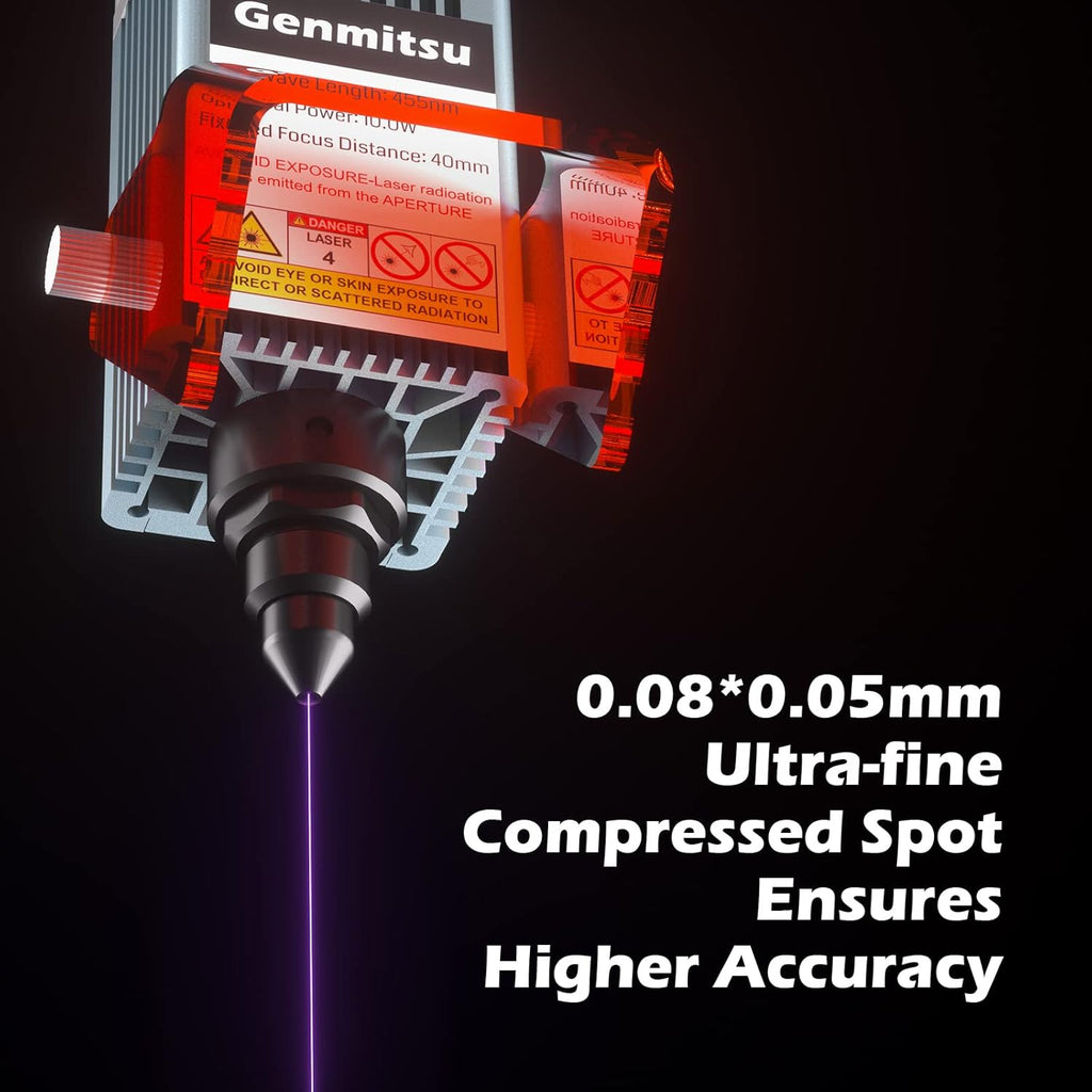 10W Compressed Spot Laser Module with Air Assist Nozzle E30911