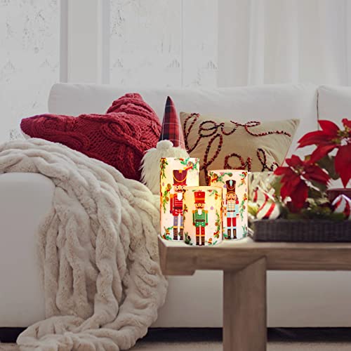 Flameless LED Pillar Candles with Timer & Remote Q940