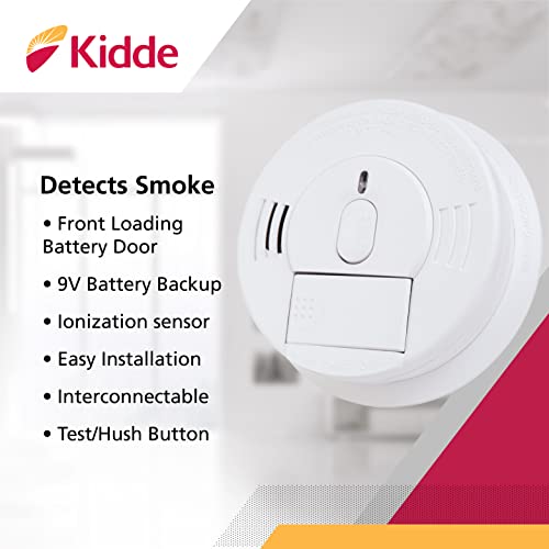 Hardwired Smoke Alarm with Battery Backup D5375