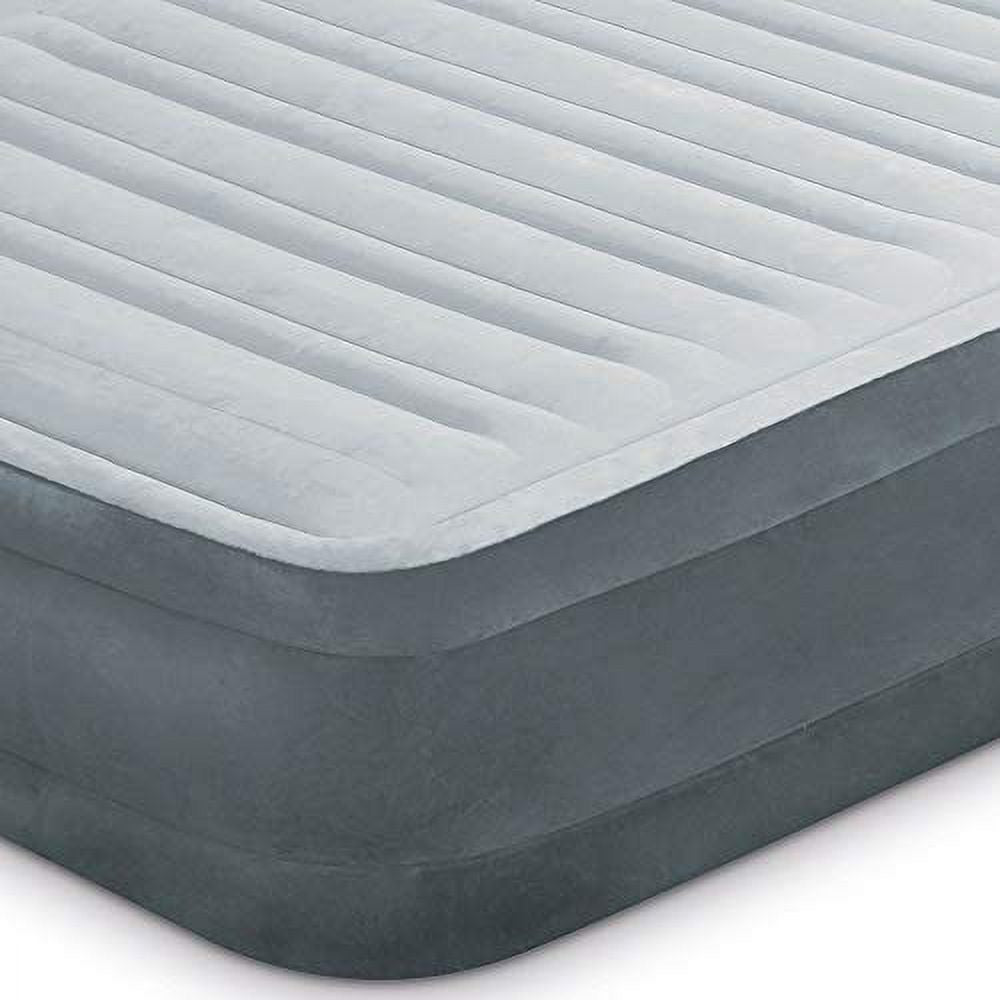 Queen Grey Airbed with Electric Pump W606