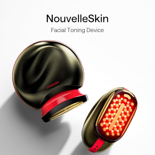 Facial Toning Device, Microcurrent Facial Device, Red Light Therapy, 4 Modes, 5 Intensity Levels Q93796
