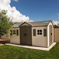 15 ft. W x 8 ft. D Plastic Storage Shed D4310
