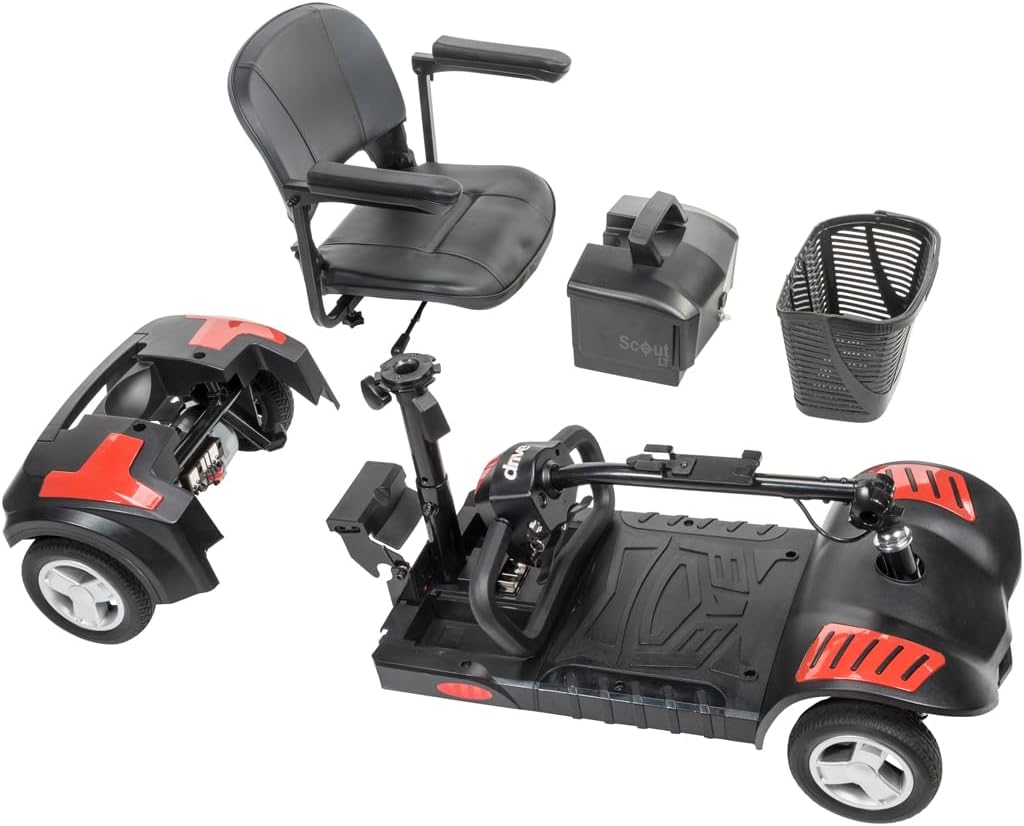 Blue 4-Wheel Travel Mobility Scooter M216564