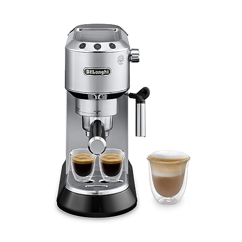 Espresso Machine with Milk Frother, Stainless Y3445