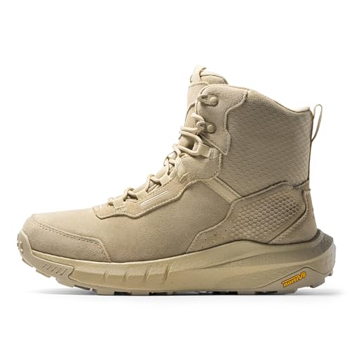 Waterproof Leather Tactical Work Boots with Cushion Sole E5632