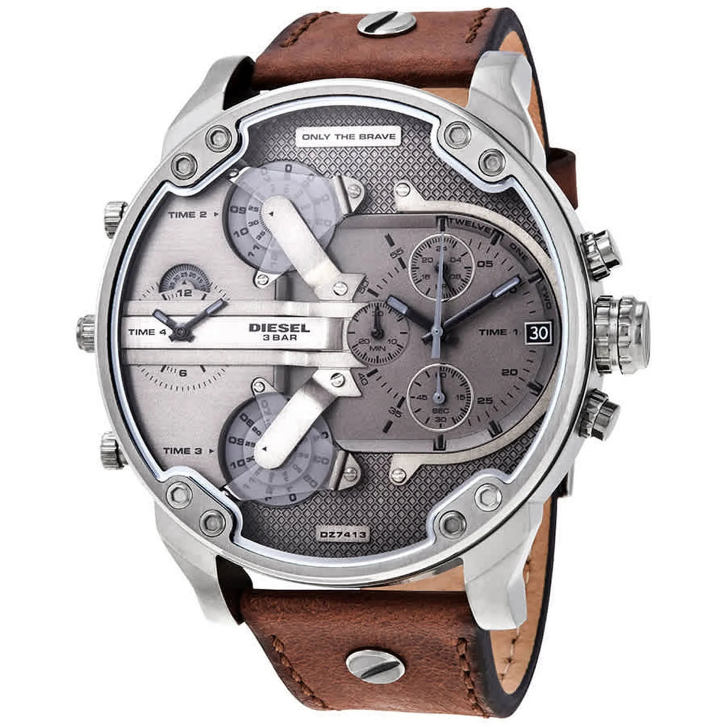 Grey Dial Chronograph Quartz Men's Watch I605