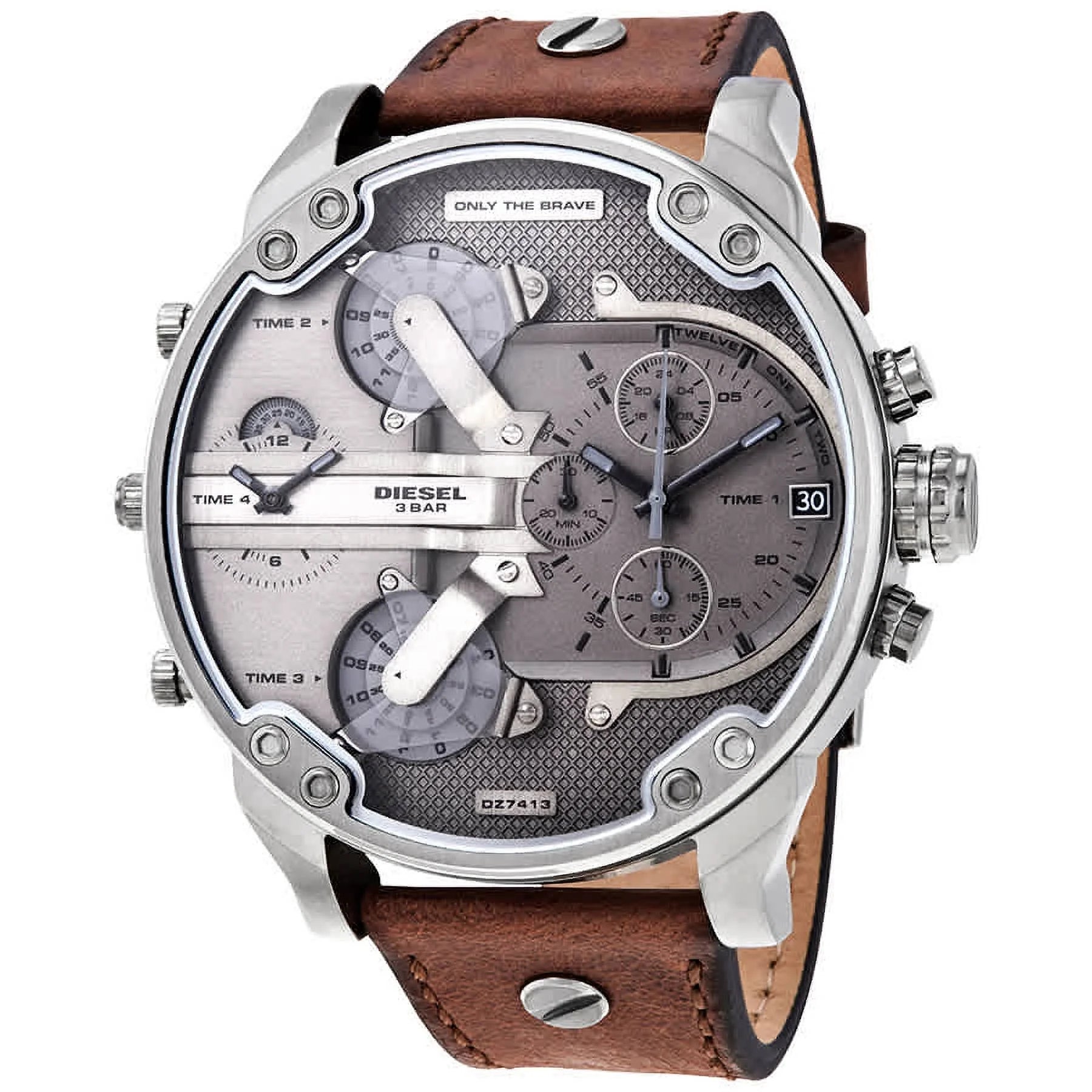 Grey Dial Chronograph Quartz Men's Watch I605