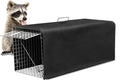 32 Inch Heavy Duty Folding Animal Trap Cage with Cover 2 Packs Q7176