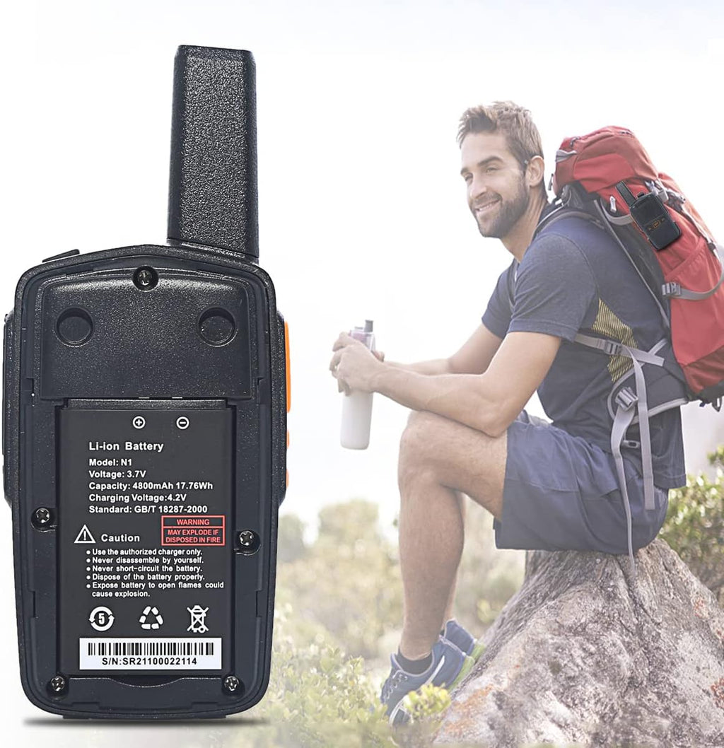 Wireless Intercom System 1.5 Mile Two Way Radio 2 Pack U35164